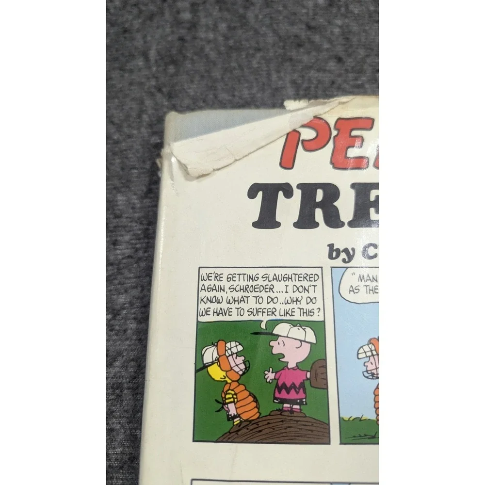Peanuts Treasury Book Charles Schultz 1968 HC  1st Edition Snoopy Charlie Brown‎